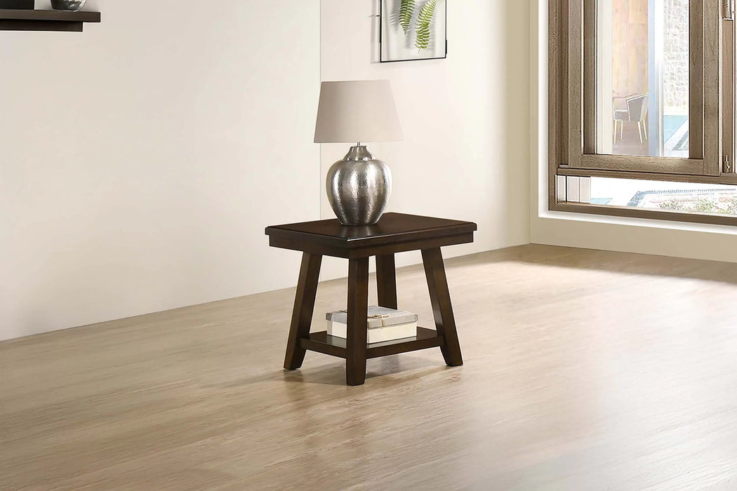 Liihct End Table in Walnut