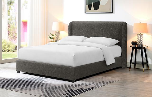 Laverni Bed Black, Grey & White