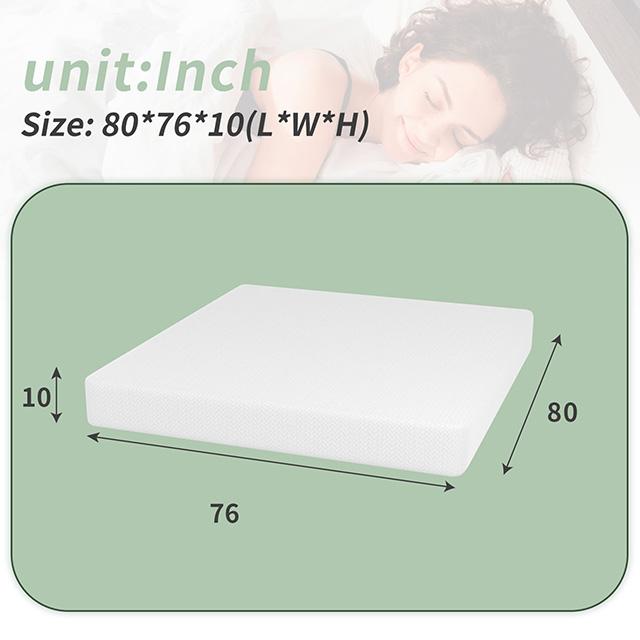 Coreopsis 10" E.King Memory Foam Wave Comfort