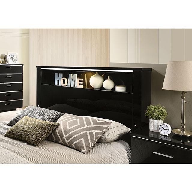 Carlie Bed White & Black