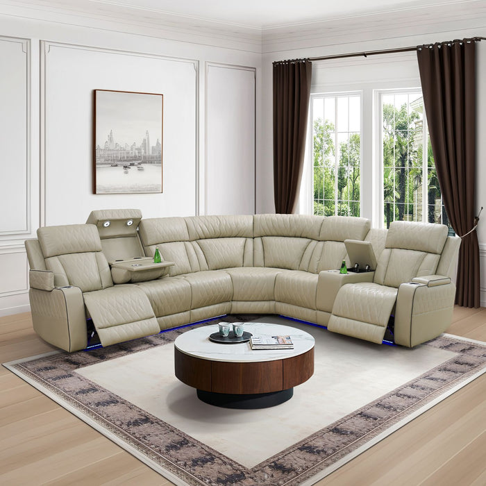 Reclining Power Sectional GN4738