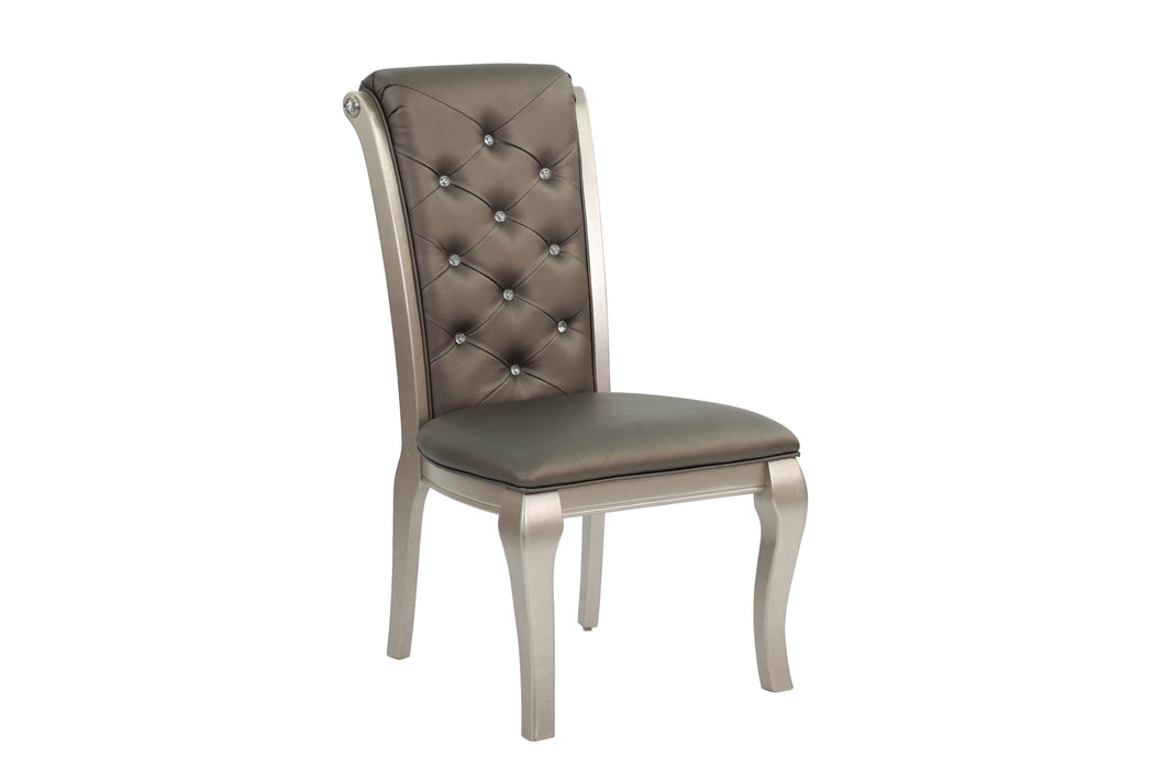 Hhdfur Dining Chair in Silver