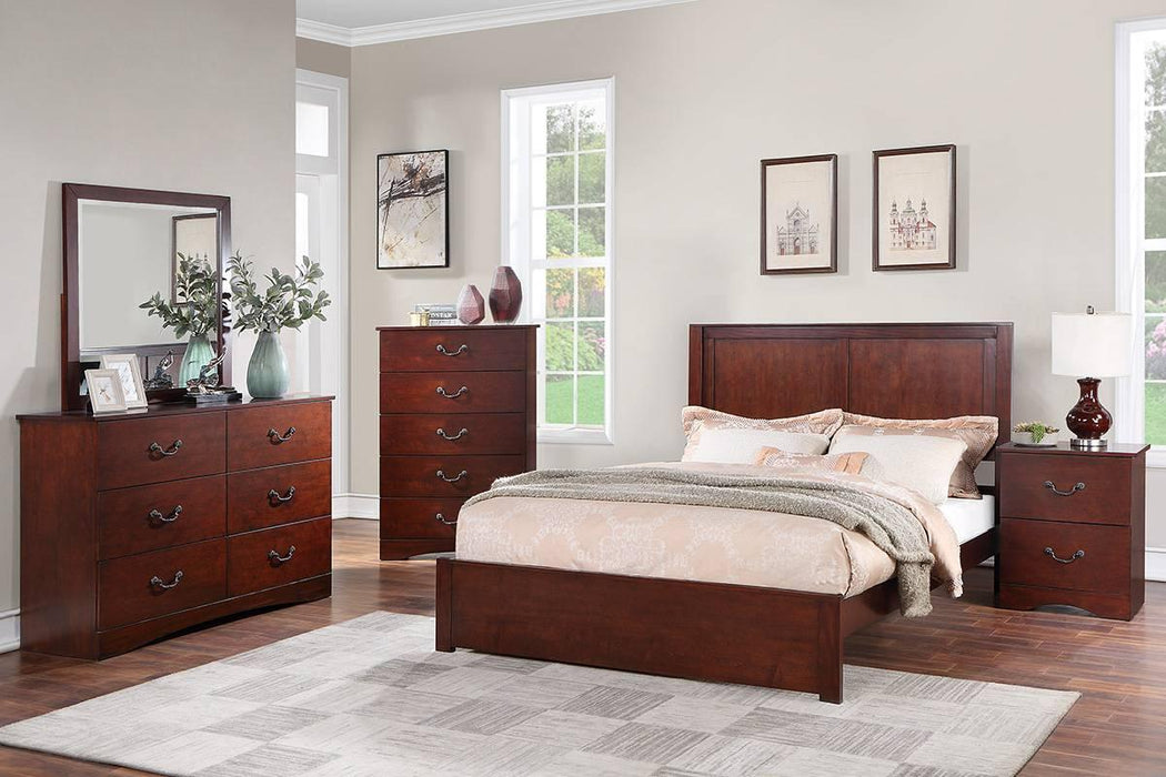 Mcraft Easter King Bed in Cherry