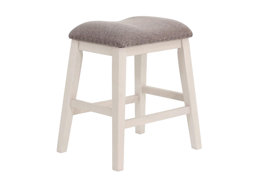 Minyou Counter Stool in White