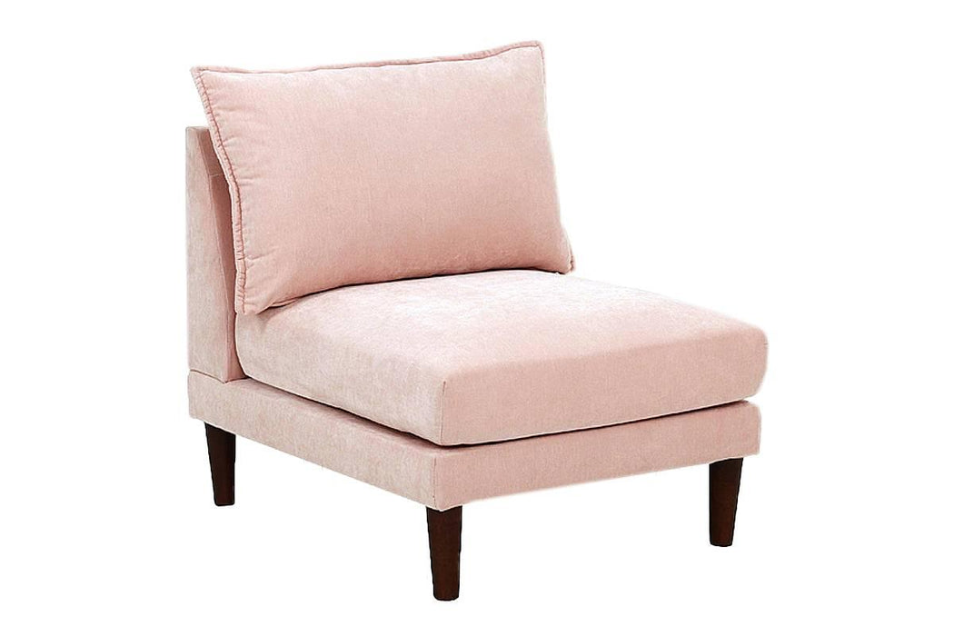 Taiyus Armless Chair in Blush