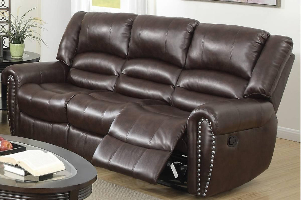 Uefurn Recling Sofa in Dark Brown