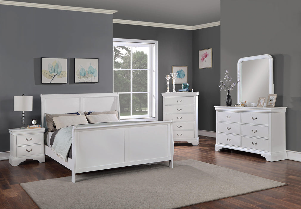 Vfvnco Cal-King Bed in White