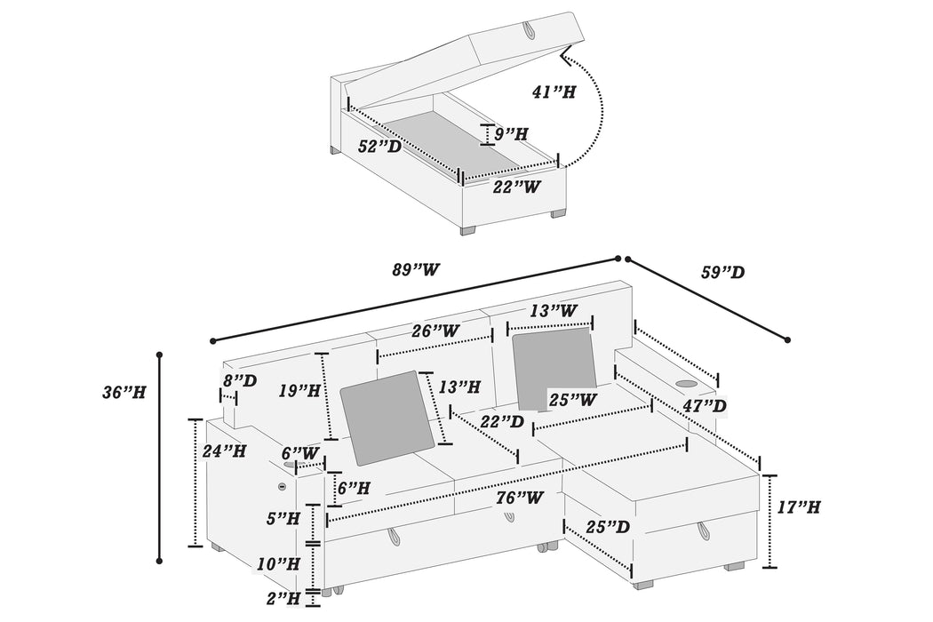 Convertible Sectional