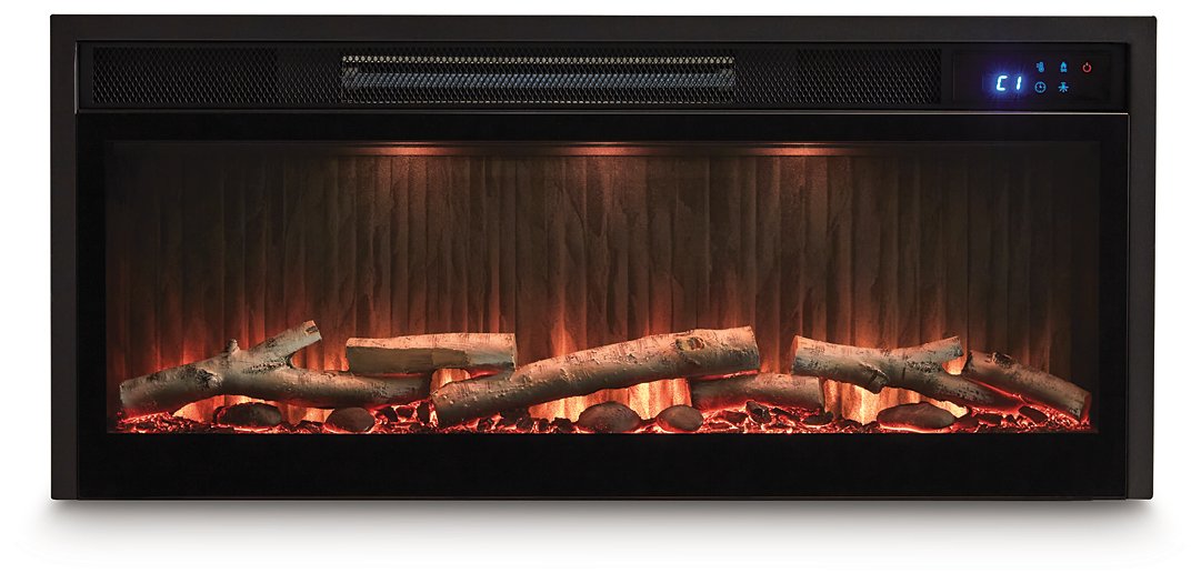 Cayboni 71" TV Stand with Electric Fireplace