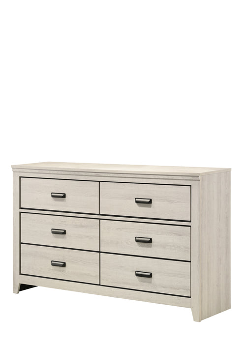 CARTER DRESSER WHITE